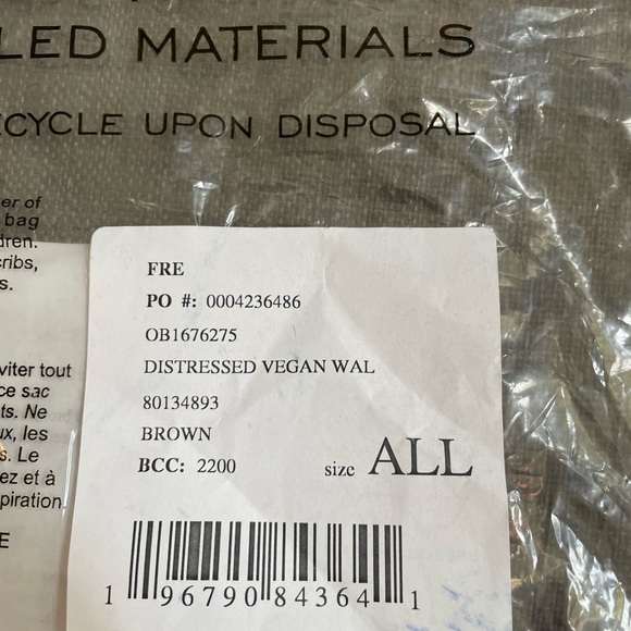 NWT Free People Vegan Leather Wallet - Picture 6 of 8